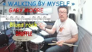 Miniature : BLUES ROCK SHUFFLE batterie - Walking By Myself- Gary Moore