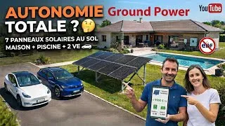 Miniature : ☀️AUTONOMIE TOTALE x2 : Maison + Piscine + 2 Voitures Électriques ! (Leur secret)