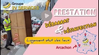 Miniature : 💧 Prestation | Débarras et désinfection logement à Arcachon en Gironde
