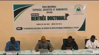 Miniature : Rentrée Doctorale 2026: L' ED ESH de l' UASZ mobilise ses doctorants pour le développement local