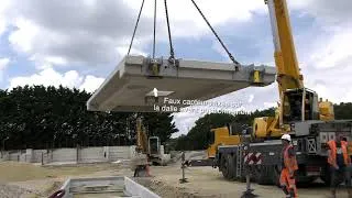 Miniature : Montage d'un pont bascule et d'une fosse préfabriquée