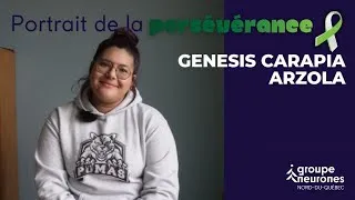 Miniature : Portrait de la persévérance - Genesis Carapia Arzola