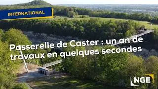 Miniature : 🇧🇪 Belgique | Passerelle de Caster : un an de travaux en quelques secondes