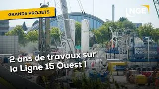 Miniature : 🎂 Anniversaire des 2 ans de travaux - Ligne 15 Ouest Lot 2 !