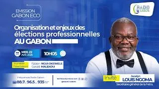 Miniature : GABON ECONOMIE DU 22/04/26: ORGANISATION ET ENJEUX DES ELECTIONS PROFESSIONELLES AU GABON