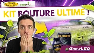 Miniature : ✂️ Découvre le KIT DE BOUTURAGE ULTIME signé GrowLED ! 🌿 Clonex, Easy Plug, serre et plus encore !