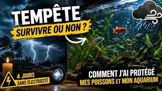 Miniature : TEMPÊTE : COMMENT J’AI SAUVÉ MON AQUARIUM SANS COURANT