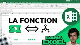 Miniature : La fonction SI dans Excel - explication rapide en quelques exemples.
