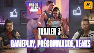 Miniature : GTA 6 TRAILER 3 & PRECOMMANDES, GAMEPLAY ET REPORT DATE DE SORTIE GTA 6 INEVITABLE? #shorts