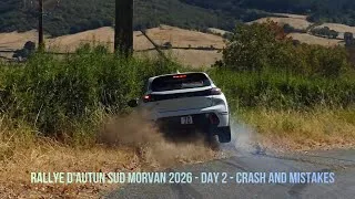Miniature : Rallye d'Autun Sud Morvan 2026 - Day 2 - Crash and Mistakes 
