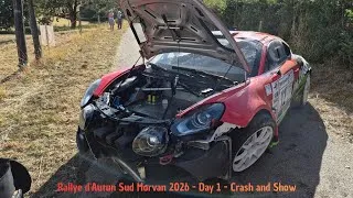 Miniature : Rallye d'Autun Sud Morvan 2026 - Day 1 - Crash and Show 