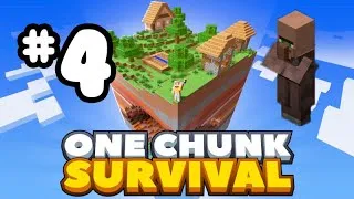 Miniature : Je Transforme Des Zombies En Villageois one chunk #4 #minecraft  [FR]