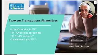 Miniature : La TTF : cet impôt de 2012, payable même via le PEA, concerne encore 121 actions françaises