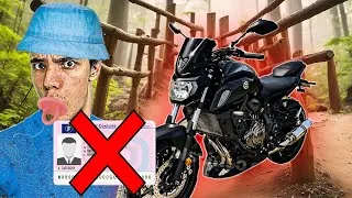 Miniature : Je TESTE Pour la PREMIERE FOIS la MT 07, première moto de ma vie