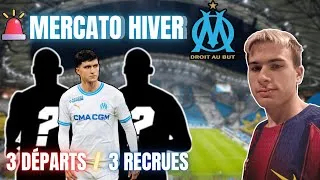Miniature : 🔥3 départs et 3 recrues pour le mercato d'hiver de l'OM ⚪🔵