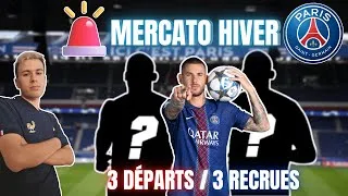 Miniature : 🔥3 départs et 3 recrues pour le mercato d'hiver du PSG 🔴🔵