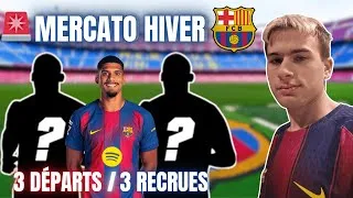Miniature : 🔥3 départs et 3 recrues pour le mercato d'hiver du Barça 🔵🔴
