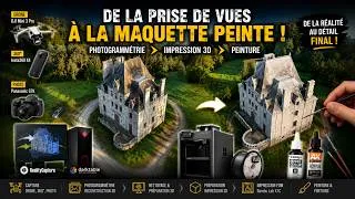 Miniature : Je crée une maquette architecturale réaliste à partir de photos (Drone + impression 3D)
