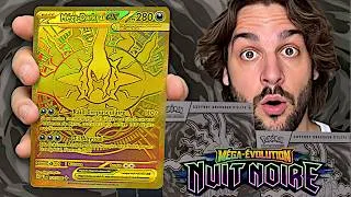 Miniature : INCROYABLE ! On PACK une CARTE Pokémon en OR GOLD NUIT NOIRE ME5 !