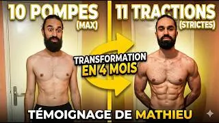 Miniature : Il passe de 3 à 11 tractions en 4 mois - Témoignage de Mathieu (membre de Home Power)
