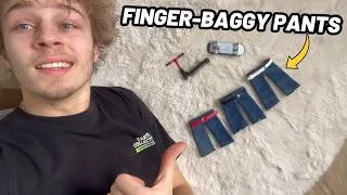 Miniature : les PREMIERS FINGER-BAGGY jeans !!! (et les fingerscooters aussi)
