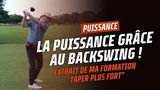 Miniature : TAPER PLUS FORT ! Le backswing parfait pour gagner de la distance ! Extrait de ma formation !