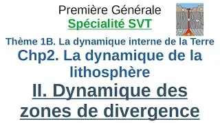 Miniature : 1ere Spé SVT Dynamique des zones de divergence - Dorsales Rapides Lentes - Diagrammes P T Géologie