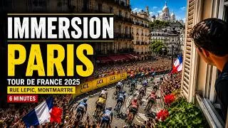 Miniature : Tour de France 2025 à Montmartre | Vue exceptionnelle sur la montée de la rue Lepic • version courte