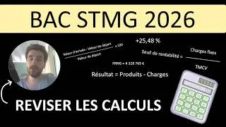 Miniature : Les calculs à connaître pour le bac STMG