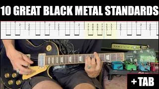 Miniature : 10 Great Black Metal Standards (Cover + TAB)