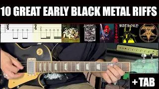 Miniature : 10 Great Cvlt Early Black Metal Riffs (Cover + TAB)