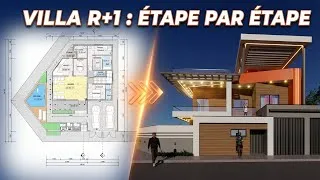 Miniature : Archicad Avancé : Concevoir une Villa R+1 Étape par Étape