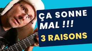 Miniature : 3 raisons pour lesquelles ce que tu joues à la guitare ne sonne pas comme la chanson originale
