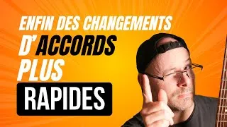 Miniature : 🎸 Comment devenir plus rapide pour enchaîner des accords à la guitare. #coursdeguitare