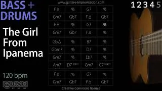 Miniature : Girl from Ipanema - BASS_DRUMS (120 bpm) - Backing Track