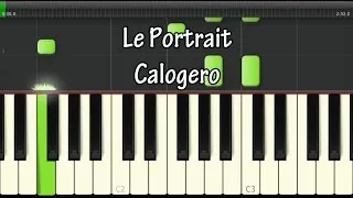 Miniature : Le portrait - Calogero - Tablature Piano | Tutoriel (Niveau débutant)