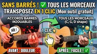 Miniature : Comment transposer n'importe quelle chanson à la guitare en 1 clic (Outil Gratuit !)