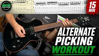 Miniature : 15-Minute Alternate Picking Workout