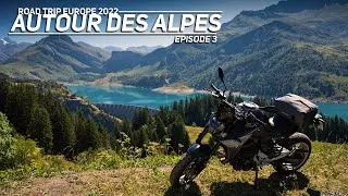 Miniature : La Route des Grandes Alpes et passage en Italie | ROAD TRIP MOTO EUROPE - Autour des Alpes -[EP3]