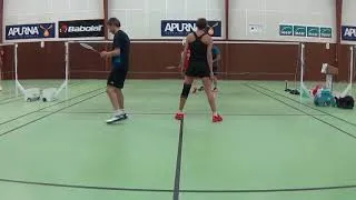 Miniature : match pour la deuxième place :mixte V1/V2 tournoi vétérans de Changé (mayenne) 20 et 21 octobre 2018