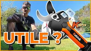 Miniature : Sécateur électrique Kebtek KT940 + perche