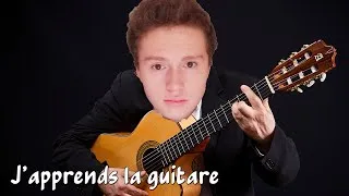 Miniature : J'apprends la guitare en live (c'est la galère)