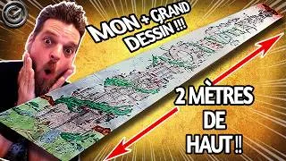 Miniature : Je dessine un château de 2 MÈTRES DE HAUT ! 😱