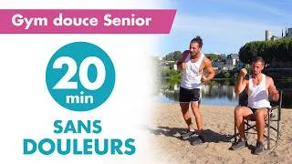 Miniature : Gym douce assise 18 minutes pour Seniors | Soulager le dos et les articulations.