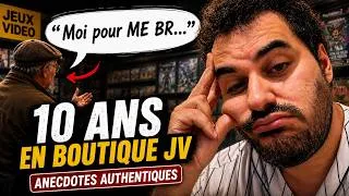 Miniature : Les DINGUERIES des clients ! (6 anecdotes réelles en boutique de jeux vidéo)