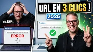Miniature : Comment créer une page Facebook PRO en 2026 (et changer l'URL en 3 clics)