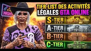 Miniature : La Tier List ULTIME des Activités Légales de GTA Online