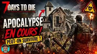Miniature : Apocalypse en cours ! Peut-on survivre ? 🧟‍♂️ Tuto aventure 7 Days to Die en vanilla !