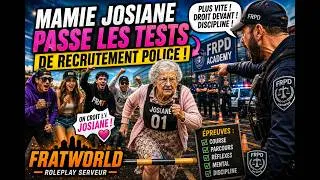 Miniature : À 78 ans, Mamie Josiane passe les tests de police ! #fratworld  #gtarp  #humour