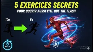 Miniature : 5 EXERCICES SECRETS POUR COURIR AUSSI VITE QUE THE FLASH (Résultats en 8 Semaines !)